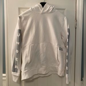 Under Armour Large White Hooded Sweatshirt